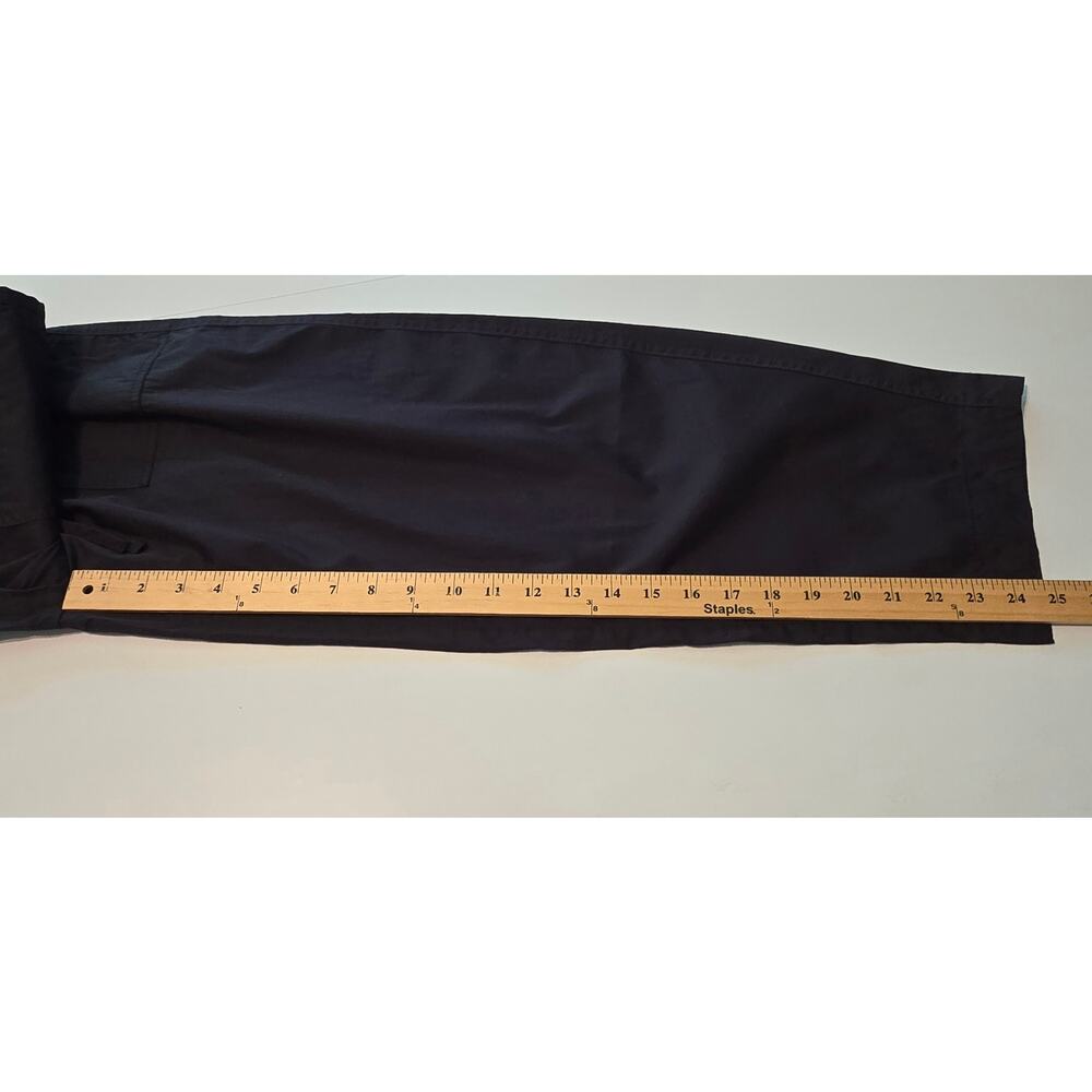 Madewell Pullon Barrel Leg Utility Pants Poplin Cotton Womens XXS/S Black NWT - Picture 9 of 10